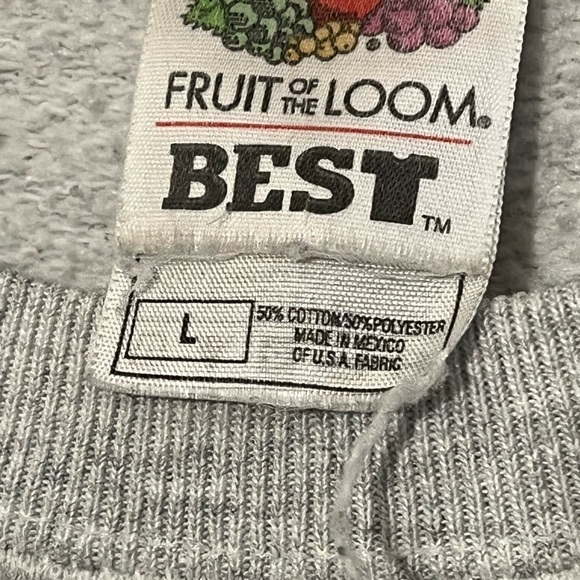 Vintage Syracuse University Sweatshirt Fruit Of The Loom USA Made Mens Large (G) - Picture 7 of 10